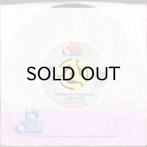 画像3: BARRY WHITE / PLAYING YOUR GAME, BABY (45's) (VINYL PRESS) (3)