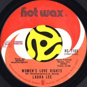 画像1: LAURA LEE / WOMEN'S LOVE RIGHTS (45's) (1)