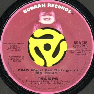 画像1: TRAMPS (TRAMMPS) / ZING WENT THE STRINGS OF MY HEART (45's) (1)