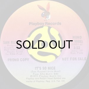 画像1: SAM RUSSELL / IT'S SO NICE (45's) (PROMO) (1)