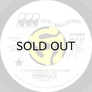 画像2: FORMULA IV / (IF YOU'RE GONNA DO IT) DO IT GOOD (45's) (PROMO) (2)
