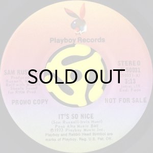 画像2: SAM RUSSELL / IT'S SO NICE (45's) (PROMO) (2)