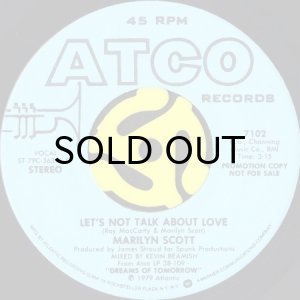 画像2: MARILYN SCOTT / LET'S BE FRIENDS b/w LET'S NOT TALK ABOUT LOVE (45's) (2)