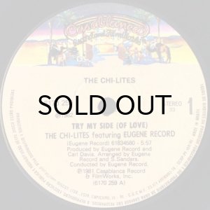 画像3: THE CHI-LITES featuring EUGENE RECORD / TRY MY SIDE (OF LOVE) b/w GET DOWN WITH ME (45's) (3)