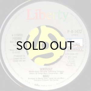 画像2: MARZ / SERIOUSLY (45's) (PROMO) (2)