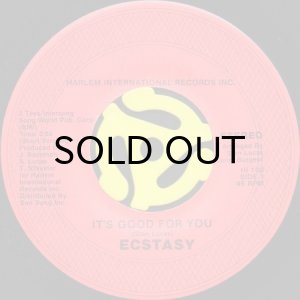 画像3: ECSTASY / IT'S GOOD FOR YOU (45's) (PICTURE SLEEVE) (3)