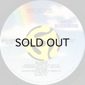画像2: KLIQUE / DANCE LIKE CRAZY b/w BEST OF LOVE (45's) (2)