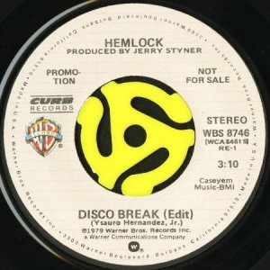 画像2: HEMLOCK / DISCO BREAK (45's) (PROMO) (2)