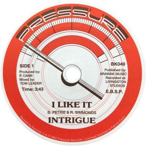 画像1: INTRIGUE / I LIKE IT (45's) (1)