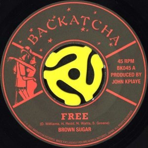 画像1: BROWN SUGAR / FREE b/w JEAN BARRETT / FOR THE LOVE OF YOU (45's) (1)