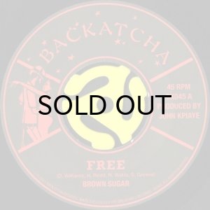 画像1: BROWN SUGAR / FREE b/w JEAN BARRETT / FOR THE LOVE OF YOU (45's) (1)