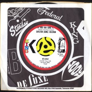 画像3: CARLTON (KING) COLEMAN / THE BOO BOO SONG (45's) (3)