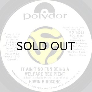 画像2: EDWIN BIRDSONG / THE UNCLE TOM GAME (45's) (WHITE PROMO) (2)