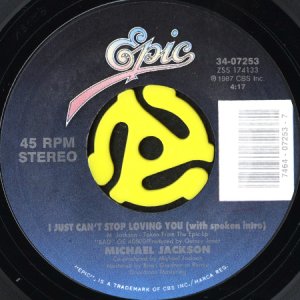 画像3: MICHAEL JACKSON / I JUST CAN'T STOP LOVING YOU (45's) (PICTURE SLEEVE) (3)