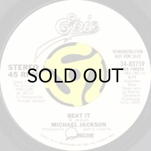 画像2: MICHAEL JACKSON / BEAT IT (45's) (WHITE PROMO) (2)