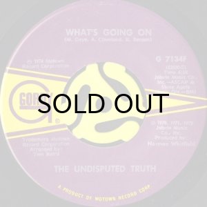 画像1: THE UNDISPUTED TRUTH / WHAT'S GOING ON (45's) (1)