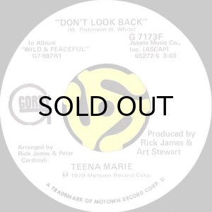 画像2: TEENA MARIE / DON'T LOOK BACK (45's) (WHITE PROMO) (2)