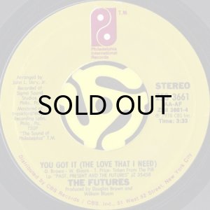 画像2: THE FUTURES / PARTY TIME MAN b/w YOU GOT IT (THE LOVE THAT I NEED) (45's) (2)