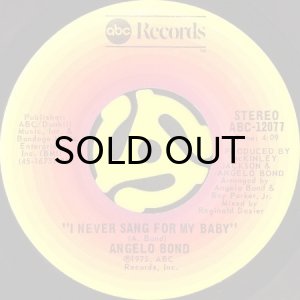 画像2: ANGELO BOND / REACH FOR THE MOON b/w I NEVER SANG FOR MY BABY (45's) (2)