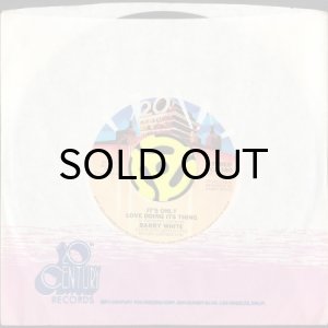 画像3: BARRY WHITE / IT'S ONLY LOVE DOING ITS THING (45's) (3)