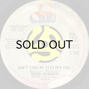 画像2: GERRI GRANGER / CAN'T TAKE MY EYES OFF YOU (45's) (PROMO) (2)
