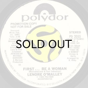 画像2: LENORE O'MALLEY / FIRST...BE A WOMAN (45's) (WHITE PROMO) (2)
