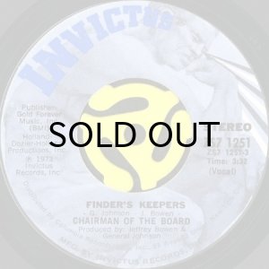 画像1: CHAIRMEN OF THE BOARD / FINDER'S KEEPERS (45's) (1)