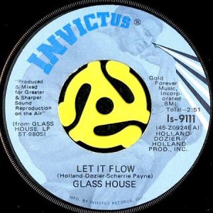 画像1: GLASS HOUSE / LET IT FLOW b/w PLAYING GAMES (45's) (1)