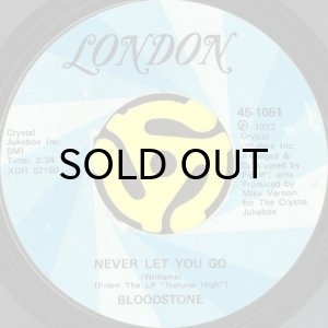 画像2: BLOODSTONE / YOU KNOW WE'VE LEARNED b/w NEVER LET YOU GO (45's) (2)