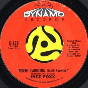 画像1: INEZ FOXX / NORTH CAROLINA (SOUTH CAROLINA) b/w I GOT IT (45's) (1)