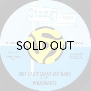 画像2: WHATNAUTS / WE'RE FRIENDS BY DAY b/w JUST CAN'T LEAVE MY BABY (45's) (2)