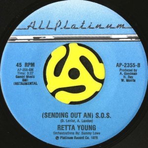 画像2: RETTA YOUNG / (SENDING OUT AN) S.O.S. (45's) (2)