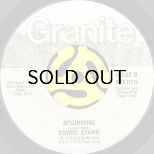 画像2: EDWIN STARR / ABYSSINIA JONES b/w BEGINNING (45's) (2)