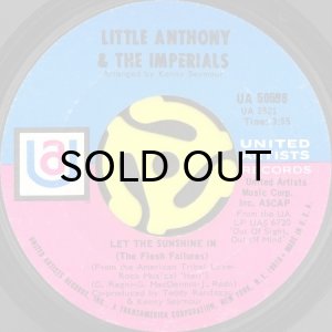 画像1: LITTLE ANTHONY & THE IMPERIALS / LET THE SUNSHINE IN (THE FLESH FAILURES) (45's) (1)