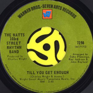 画像2: THE WATTS 103RD STREET RHYTHM BAND / LIGHT MY FIRE (45's) (2)