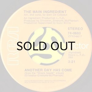 画像2: THE MAIN INGREDIENT / I'M LEAVING THIS TIME b/w ANOTHER DAY HAS COME (45's) (2)