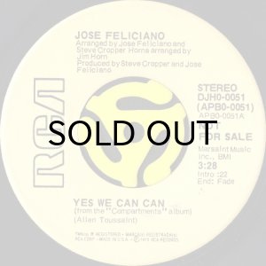 画像2: JOSE FELICIANO / YES WE CAN CAN (45's) (PROMO) (2)