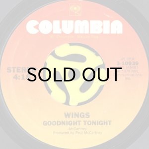 画像1: WINGS / GOODNIGHT TONIGHT (45's) (1)