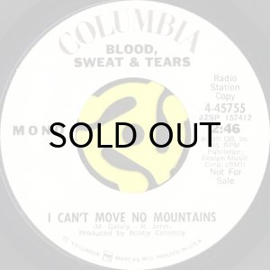 画像1: BLOOD, SWEAT & TEARS / I CAN'T MOVE NO MOUNTAINS (45's) (WHITE PROMO) (1)