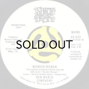 画像2: NEW WORLD SYMPHONY / WONDER WOMAN (45's) (PICTURE SLEEVE) (2)