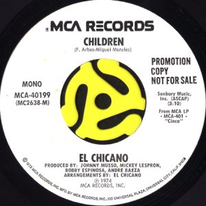 画像1: EL CHICANO / CHILDREN (45's) (WHITE PROMO) (1)
