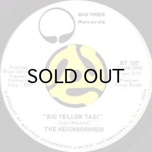 画像1: THE NEIGHBORHOOD / BIG YELLOW TAXI (45's) (WHITE PROMO) (1)