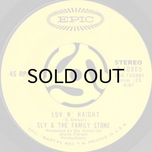 画像2: SLY & THE FAMILY STONE / FAMILY AFFAIR b/w LUV N' HAIGHT (45's) (2)