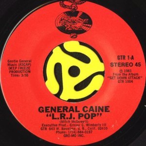 画像1: GENERAL CAINE / L.R.J. POP b/w ALL ABOUT YOU (45's) (1)
