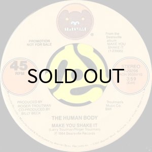 画像1: THE HUMAN BODY / MAKE YOU SHAKE IT (45's) (PROMO) (1)