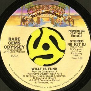 画像2: RARE GEMS ODYSSEY / WHAT IS FUNK (45's) (PROMO) (2)