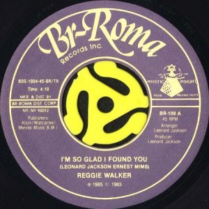 画像1: REGGIE WALKER / SO GLAD I FOUND YOU b/w DEPRESSION (45's) (1)