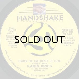 画像2: KARIN JONES / UNDER THE INFLUENCE OF LOVE (45's) (PROMO) (2)