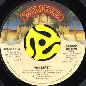 画像1: MASEKELA / HI-LIFE (45's) (1)