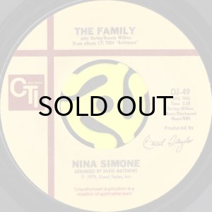 画像1: NINA SIMONE / THE FAMILY b/w THAT'S ALL I WANT FROM YOU (45's) (1)